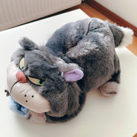 Lucifer Stuffed Plush Toys Car Tissue Cartoon Cat Plushie Kawaii Doll Tissue Bag Home Decor Children Gift Eye 2023