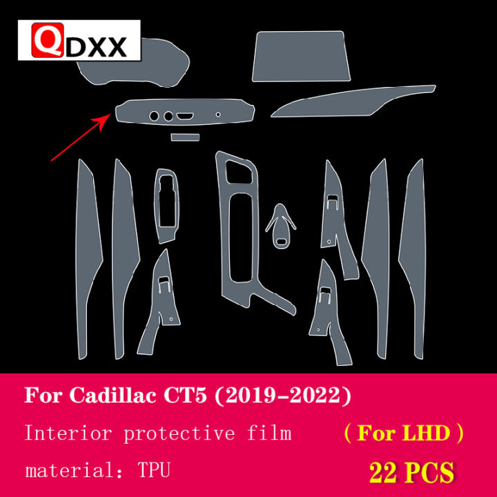 สำหรับ-cadillac-ct5-2019-2022car-ภายในคอนโซลกลางโปร่งใส-tpu-ป้องกันฟิล์ม-anti-scratch-repair-ฟิล์มอุปกรณ์เสริม-refit