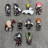 （HOT) Naruto Akatso Organization Didala อุจิวะอิทาจิผีฉลามแมงป่องเข็มกลัด ป้ายโลหะการ์ตูนตกแต่งกระเป๋านักเรียน