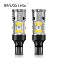 หลอดไฟ LED 2X T15 W16W 3030 SMD Canbus ไฟสำรองฟรี921 912 W16W หลอดไฟ LED รถโคมไฟแบบสะท้อนซีนอนสีขาว DC12V