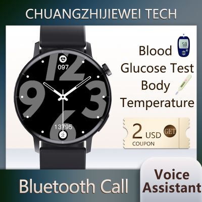 ZZOOI CZJW F22R Smart Watches Men Women Bluetooth Call 360*360 Fitness Tracker Smartwatch Android Blood Glucose AI Voice Sport Clock