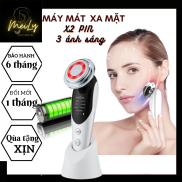 Máy mát xa mặt có đế- dụng cụ massage da mặt cầm tay ion