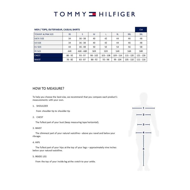 tommy-hilfiger-เสื้อยืดแขนสั้นผู้ชาย-รุ่น-dm0dm17218-dw5-สีกรมท่า