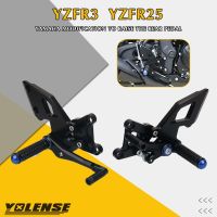 รถจักรยานยนต์ CNC ที่พักเท้าหมุดด้านหลังชุดด้านหลังสำหรับ YAMAHA YZF-R3 YZF-R25 YZF R3 R25 YZFR3 MT-03 MT-25 MT 03 2015-2022