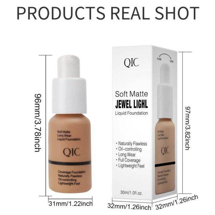 liquid-foundation-concealer-face-naturally-flawless-matte-oil-control-waterproof-long-lasting-foundation-30ml-5สีตัวเลือก