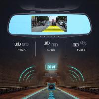 2021Full HD 1080P Auto 4.3 inch Dual Lens Car DVR Rear View Mirror Dash Cam Digital Video Camera Camcorder Car accessories