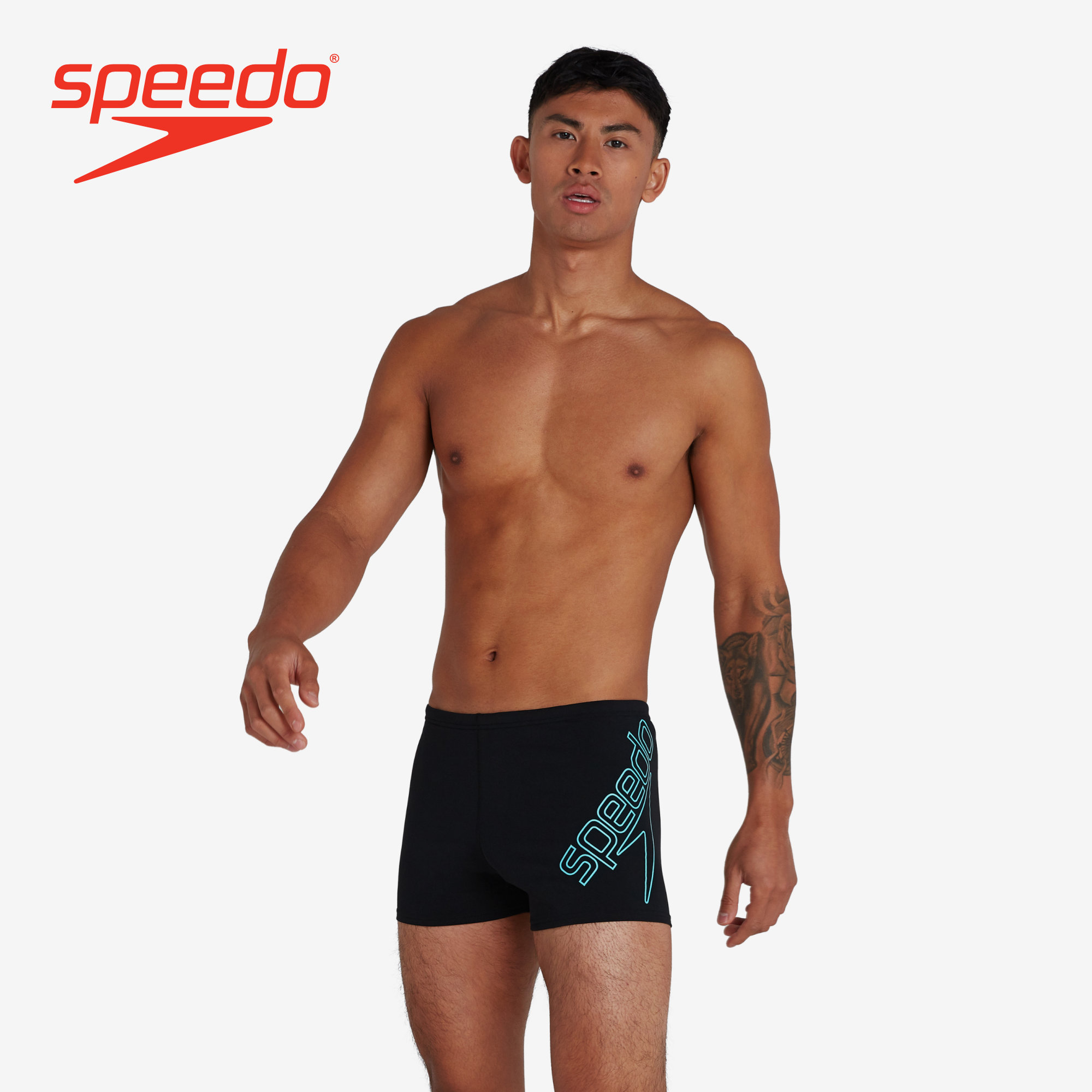 Speedo Men's Boom Logo Splice Aquashort