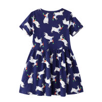 【cw】 European and american style childrens clothing 2022 Spring and Summer New ins Girls Dress Princess Dress Children Children Shirt Dropshipping ！