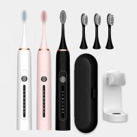 HOKDS New Sonic Electric Toothbrush for Adults Rechargeable USB Smart Teeth Tooth Brush Whitening IPX7 Waterproof 4/8 Replacement Head