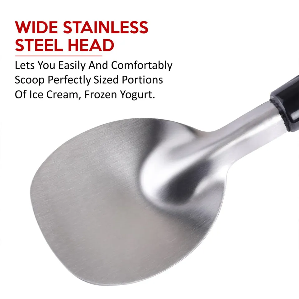 Reheyre Ice Cream Scoop - Stainless Steel Flat Ice Cream Spade - Ice Cream  Paddle for Hard Freezed or Creamy Ice Cream - Dessert Spade Butter Cutter