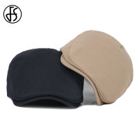 FS แฟชั่นหมวกแบนสำหรับผู้ชาย Beret หมวก unisex ผู้หญิงฤดูหนาว casial Sun หมวกสีดำ Berets ผู้หญิง cabbie peaky หมวก Man