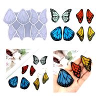 Angel Wing Butterfly Decor Earring Silicone Mold for DIY Epoxy Resin Craft Backpacks Pendant Ornament Jewelry Making Tool