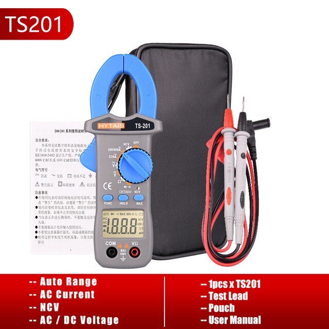 Ammeter Profession Clamp Meter Current Clamp Auto Range True Rms ...