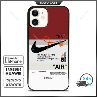 Of White NK Air Jordan Phone Case for iPhone 14 Pro Max / iPhone 13 Pro Max / iPhone 12 Pro Max / XS Max / Samsung Galaxy Note 10 Plus / S22 Ultra / S21 Plus Anti-fall Protective Case Cover
