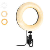 New Mount Holder with 16cm LED Ring Flash Selfie Lamp Light Clip Stands for Laptop Desktop Live Blogger Video Recording