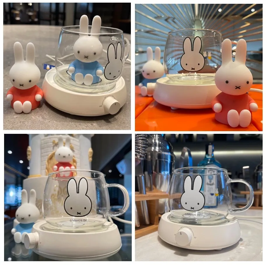 Miffy x MIPOW Coffee Mug Warmer For Office Home with 3 Temperature Settings  Auto-Off Cup Warmer Plate for Cocoa Tea Water Milk