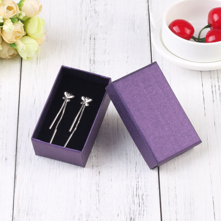 32pcs-jewelry-sets-display-box-cardboard-necklace-earrings-ring-box-5-8cm-gift-packaging-with-black-sponge-can-personalized-logo