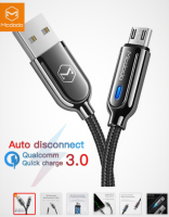 Mcdodo สายชาร์จMicro usb ตัดไฟอัตโนมัติ Auto Disconnect &amp;Recharge รองรับQuick charge3.0