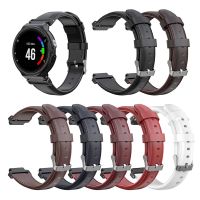 สายหนังแท้สำหรับ Garmin Forerunner 235/220/230/620/630/735XT/เข้าใกล้ S5 S20 S6สายนาฬิกาข้อมือสร้อยข้อมือกีฬา Correa