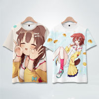 เสื้อยืดแขนสั้นคอสเพลย์ Hololive Vtuber Inugami Korone สําหรับวันฮาโลวีนวันเกิด