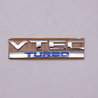 iBarod โลโก้ VTEC Turbo ป้ายโลโก้ติดท้าย โลโก้ท้าย โลโก้พลาสติกชุปโครเมียม สีโครเมี่ยม สำหรับ ฮอนด้า