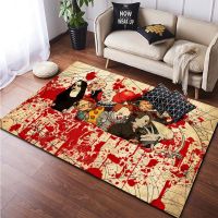 Halloween Horror Movies Character Huanted House Area Rug Livingroom Decor Floor Mat Carpet for Living Room Alfombra Infantil