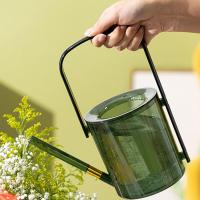 Watering Kettle Long Spout 1000ML Transparent Flower Can For Watering Portable Lawn Accessories For Living Room Garden Park