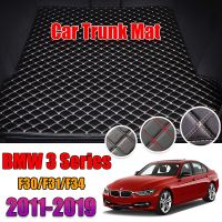 แผ่นซับ F34 Alas Bagasi Mobil พรมท้ายรถ BMW 320i 330i ไลเนอร์กระบะสำหรับ BMW 3 Series 2011-2019แผ่นรองกระโปรงหลังรถท้ายรถ BMW F30 F31