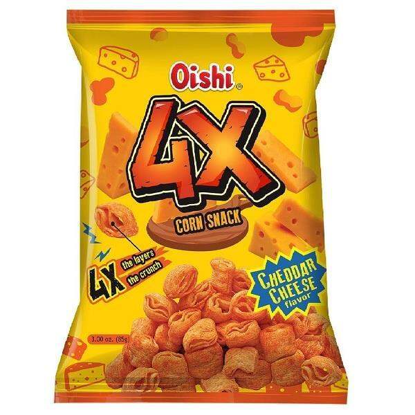 Oishi 4X Corn Snack Cheese 85g | Lazada PH