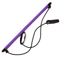 Portable Yoga Pilates Bar Stick With Fitness Toning Gym Bar Sports Resistance Stretching Muscle Band Home Body