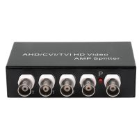 Signal 1 in 4 Out AHD/CVI/TVI Video Splitter HD Coaxial CameraBlack