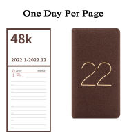 Agenda Planner 2022 Stationery Organizer A6 Diary Notebook School Journal Small Pocket Notepad Daily Sketchbook Plan Note Book