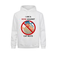 I Am A Mom Against Cat Funny Kawaii Hoodie Men Unisex Funny Anime Adult Cute Classic Hoodie Men Premium Cotton Size XS-4XL