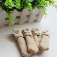 sinana Chair Leg Cover Knitting Sock Floor Protector Furniture Table Feet Pads