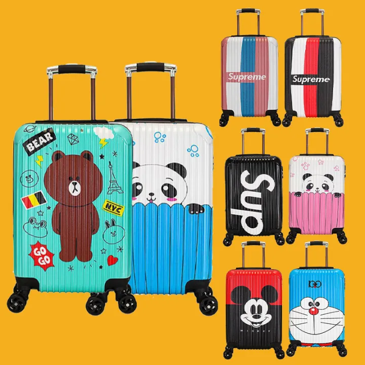 20 Inch Carrier Children's Travel Board Suitcase On Wheels Kids Trolley