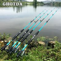 ETXGHOTDA 1.5M 1.8M Lure Rod 2 Section Spinning Casting Fishing Rod Travel Fishing Pole