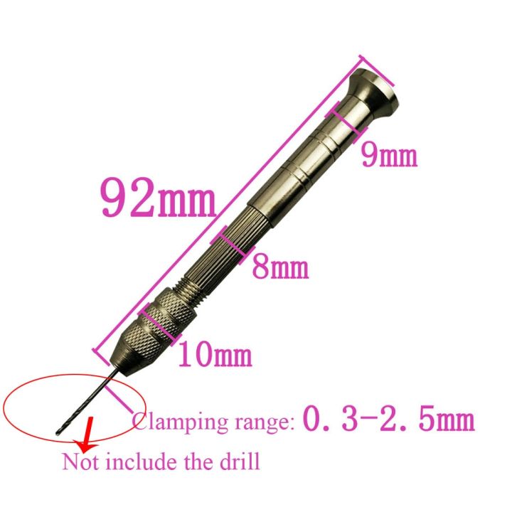 hh-ddpjwreow-micro-aluminum-hand-drill-drilling-chuck-twist-drill-bit-repair-hand-tool-woodworking-manual-drilling-hole-rotary-tools