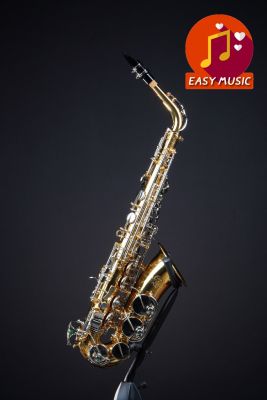 แซกโซโฟน Saxophone Alto Coleman CL-332A Gold Lacquered Nickel keys