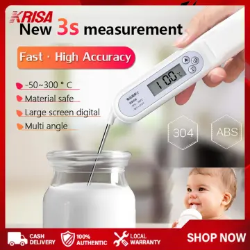 Meat Food Thermometer, Digital Candy Candle Thermometer, Cooking Kitchen  BBQ Grill Thermometer, Probe Instant Read Thermometer for Liquids Pork Milk