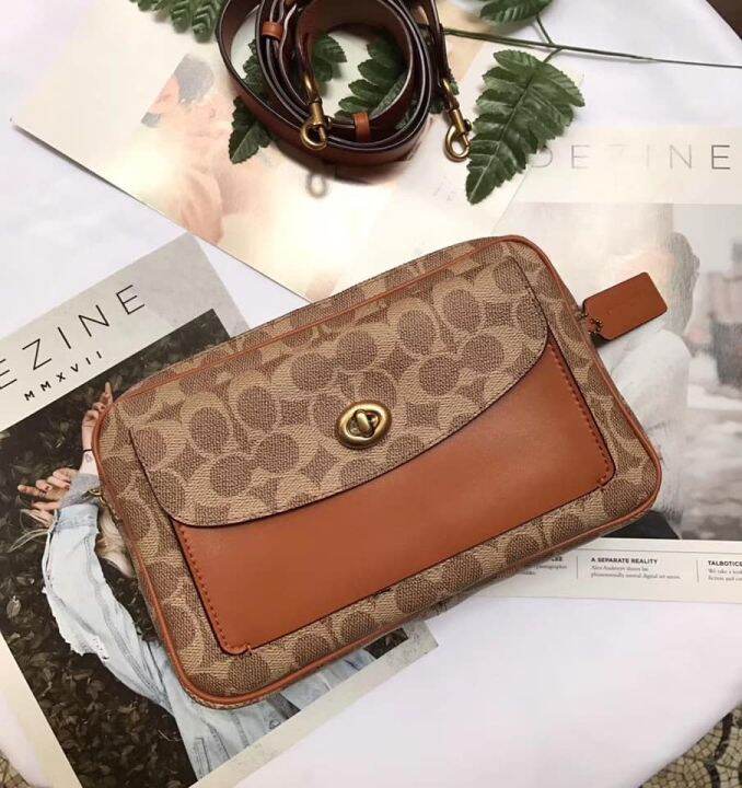 Coach Signature Canvas Cassie Women's Camera Bag Lazada PH