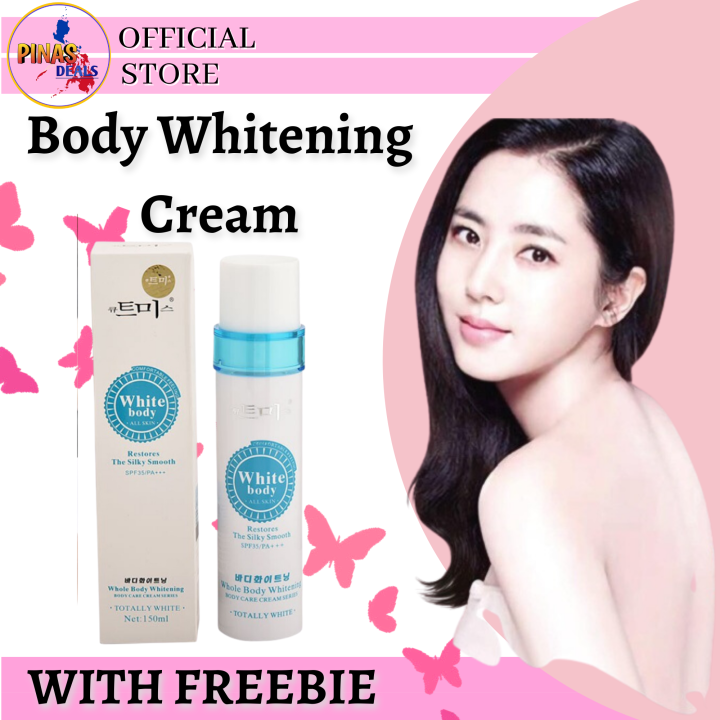 KOREAN WHITE BODY WHITENING CREAM WITH SPF 35 PA+++ 150ML INSTANT WHITENING EFFECT BODY SKIN
