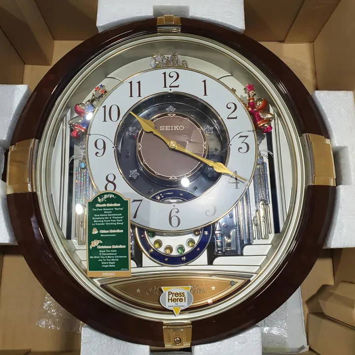 TimeYourTime] Seiko QXM333B QXM333 Melody in Motion Clock | Lazada Singapore