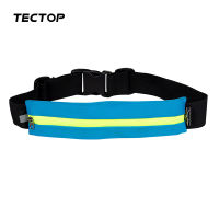 Tectop Running Belt for Men and Women Adjustable Running Pouch Waist Pack Fanny Pack Phone Holder Fitness Workout Bag Hands-Free Waist Pack for Hiking