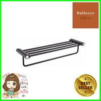 ชั้นวางพร้อมราว HAFELE 485.80.007 สีดำTOWEL RACK HAFELE 485.80.007 BLACK **คุณภาพดี**