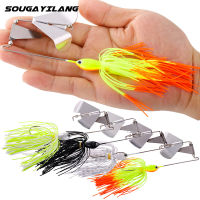 Souilang Fishing Lure Wobbler เหยื่อ Spinners ช้อนเหยื่อสำหรับ Pike Peche Tackle เหยื่อประดิษฐ์โลหะเลื่อม Spinnerbait