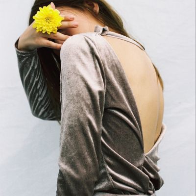 Velvet Backless Top - The Summer Project / เสื้อเปิดหลัง