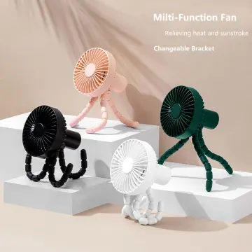 House Life Portable Rechargeable Handheld Fan Mini Humidification Fan 4  Speed Silent Wireless Small Cooling Fan Summer Gadgets