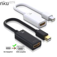 Nku Mini Displayport(Mini DP) Thunderbolt 2 To HDMI-Compatible Male-Female Converter Adapter 1080P 4K Video Cable for Macbook