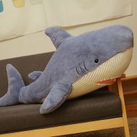 【CW】60-120cm Kawaii Shark Plush Toy Stuffed Animal Dolls Speelgoed Animal Reading Pillow Cushion for Baby Kid Children Birthday Gift