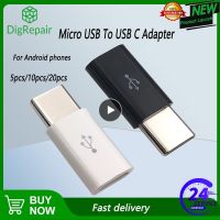 Micro USB To USB C Adapter Interface Data Line Charger Type-c Charging Converter Tablet Connector Adapter For Xiaomi Samsung